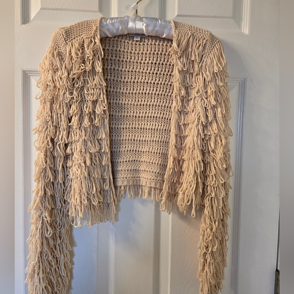 Eva Mendes Cream Cardigan